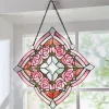 Romantic Floral Stained Glass Art