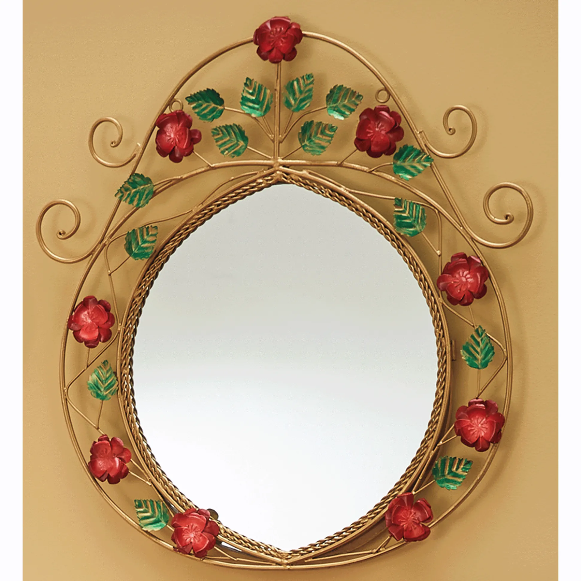 Roses Scroll Mirror