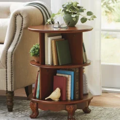 Rotating Claw-Foot Book Shelf