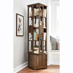 Rotating Media Bookcase