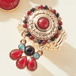Round-Burst Stretch Ring
