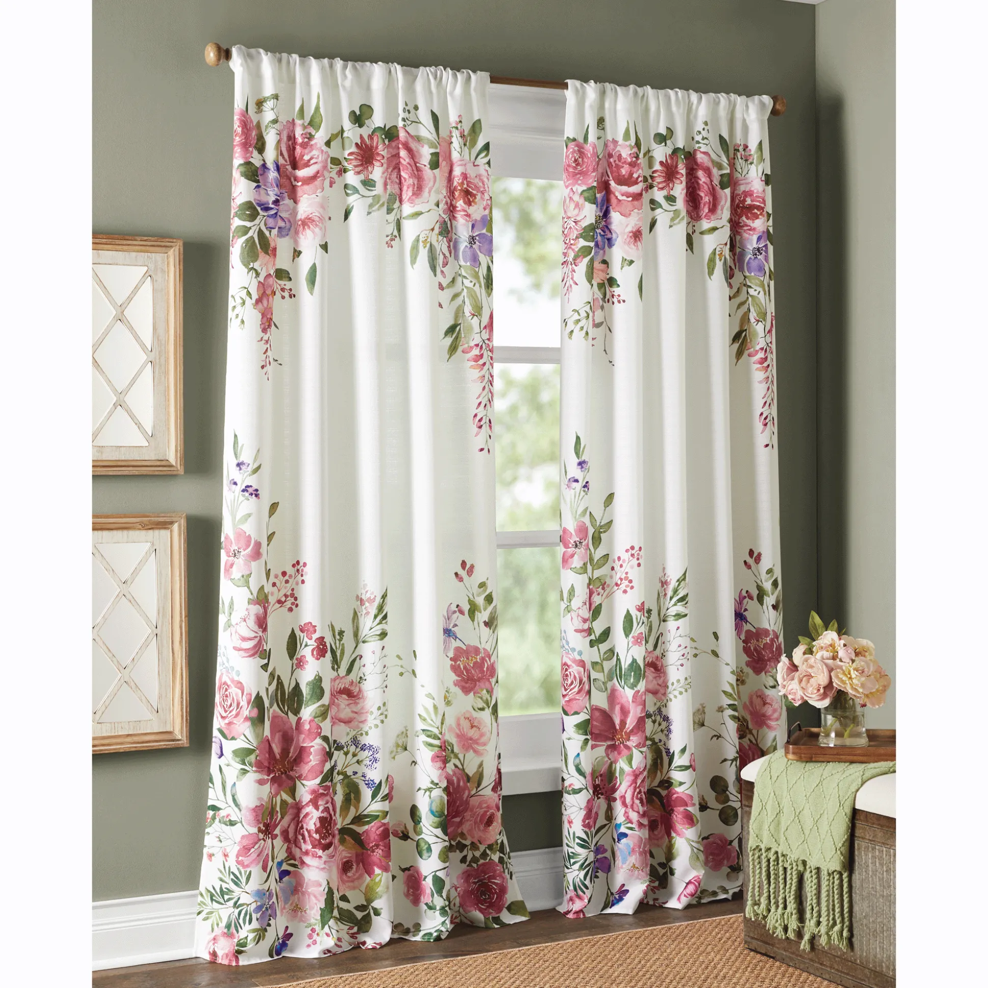 Roxie Floral Panel