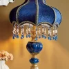 Royal Blue Victorian Table Lamp