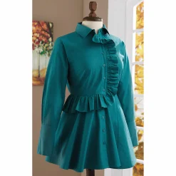 Ruffled Woven Tunic