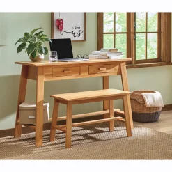 Rustic Desk and Bench