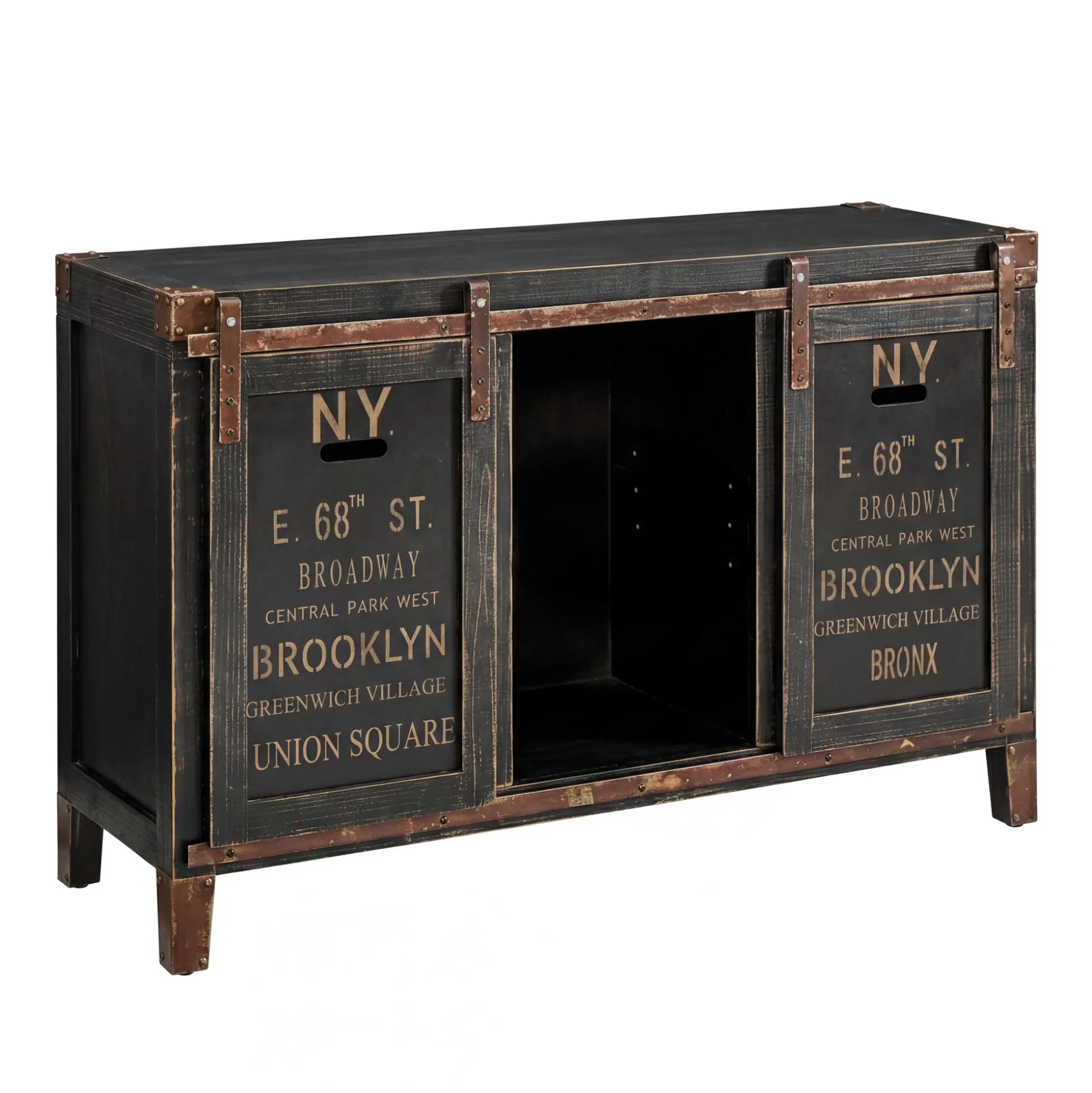 Rustic Media Stand