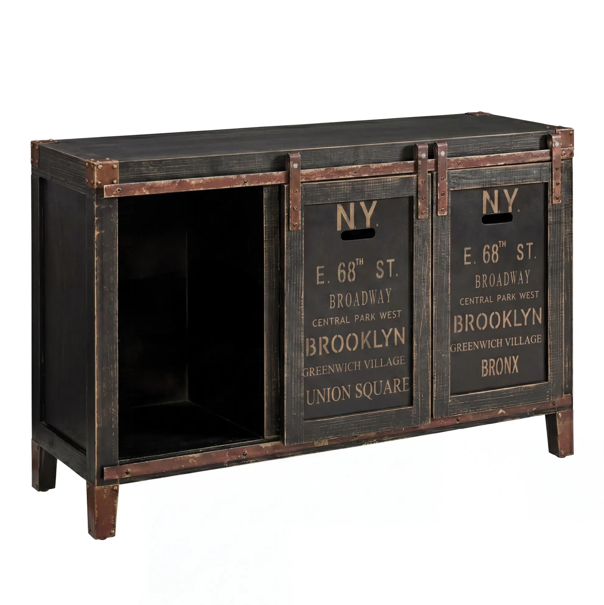 Rustic Media Stand