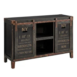 Rustic Media Stand