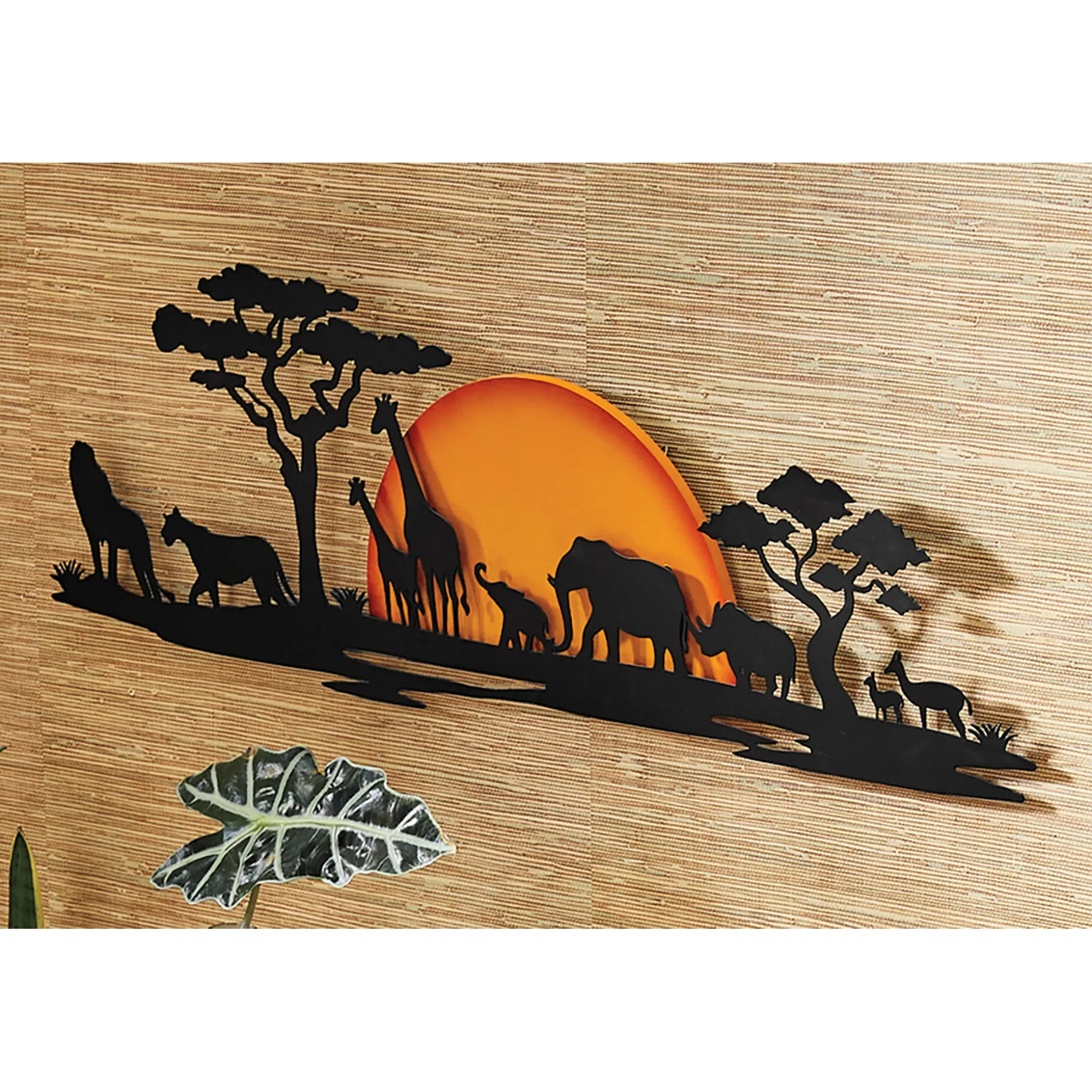 Safari Sunset Wall Art