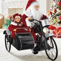 Santa on Motorcycle