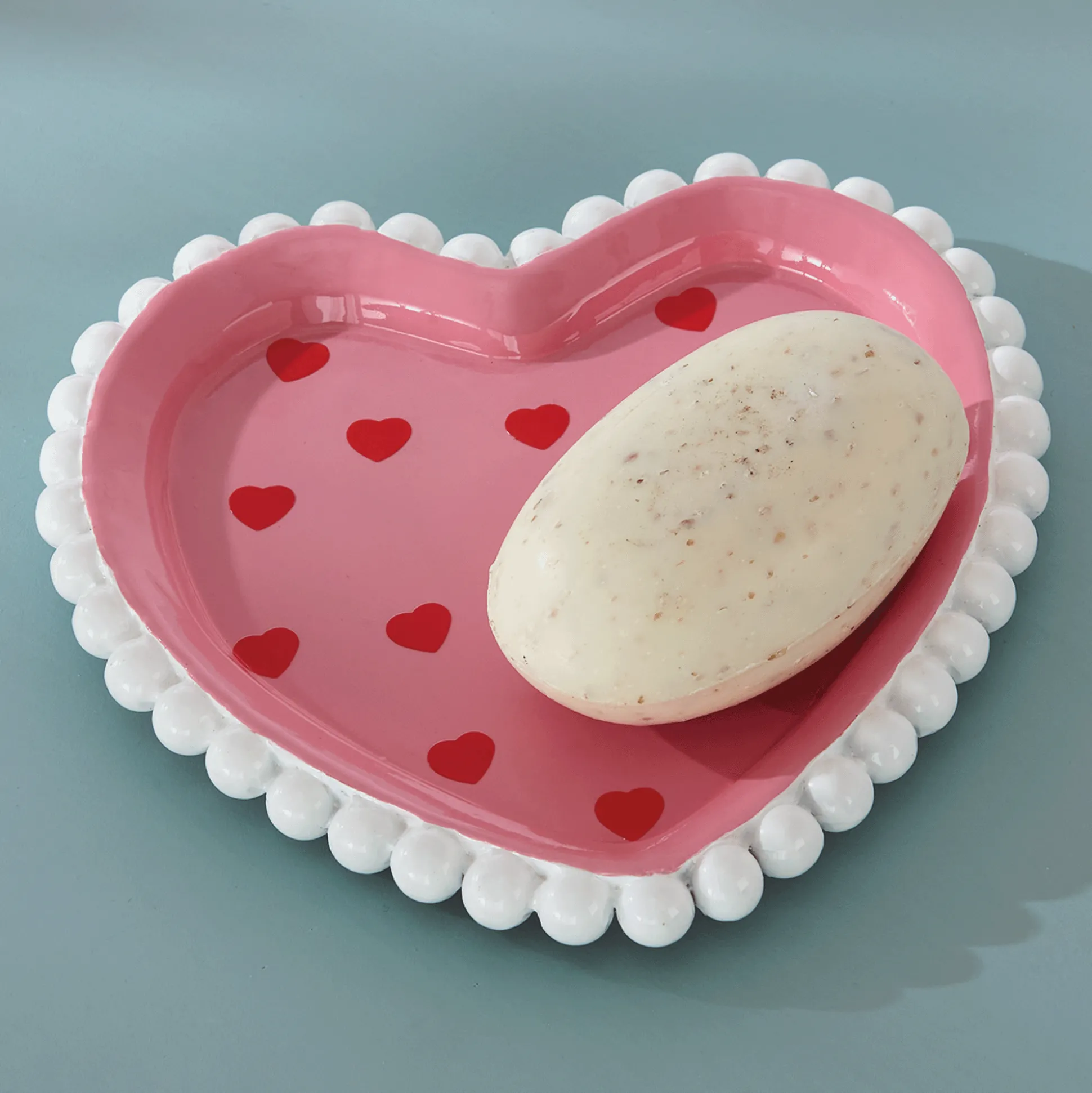 Scalloped Heart Soap Dish