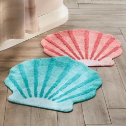 Seashell-Shaped Bath Mat