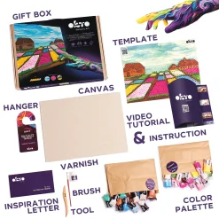 Sensory Art 3-D Clay Painting Kit
