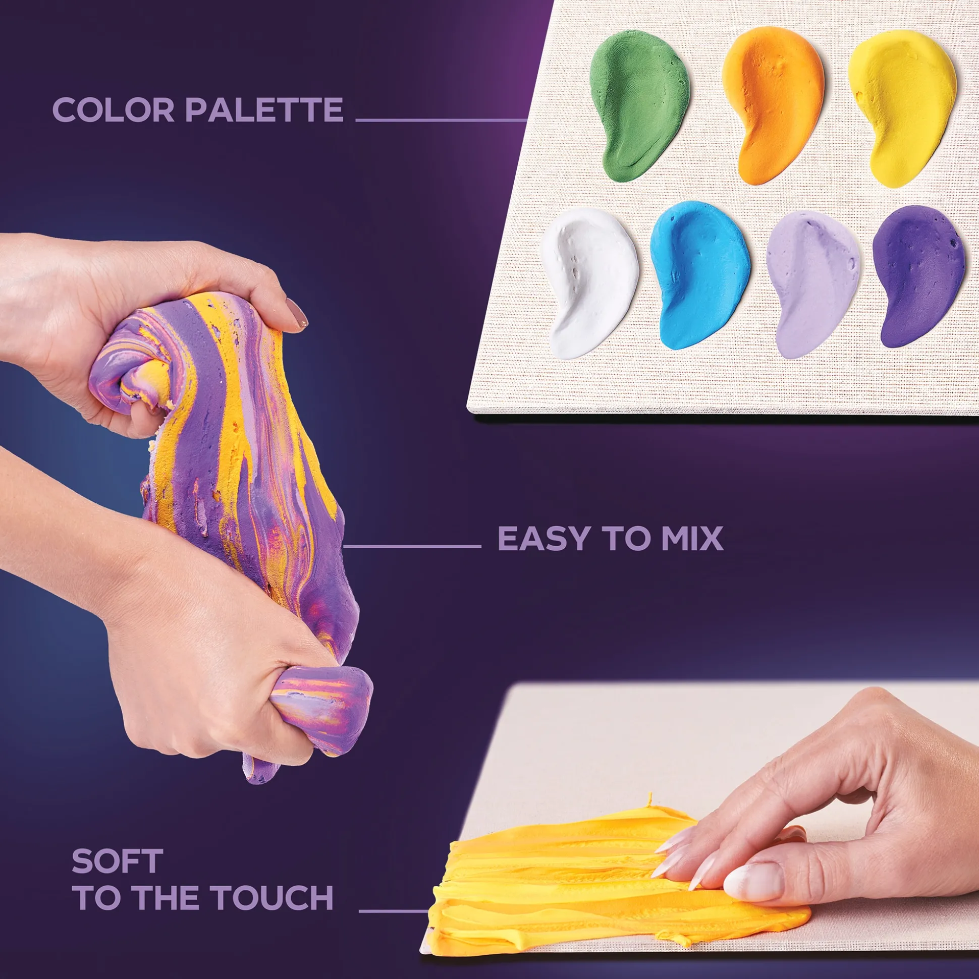 Sensory Art 3-D Clay Painting Kit