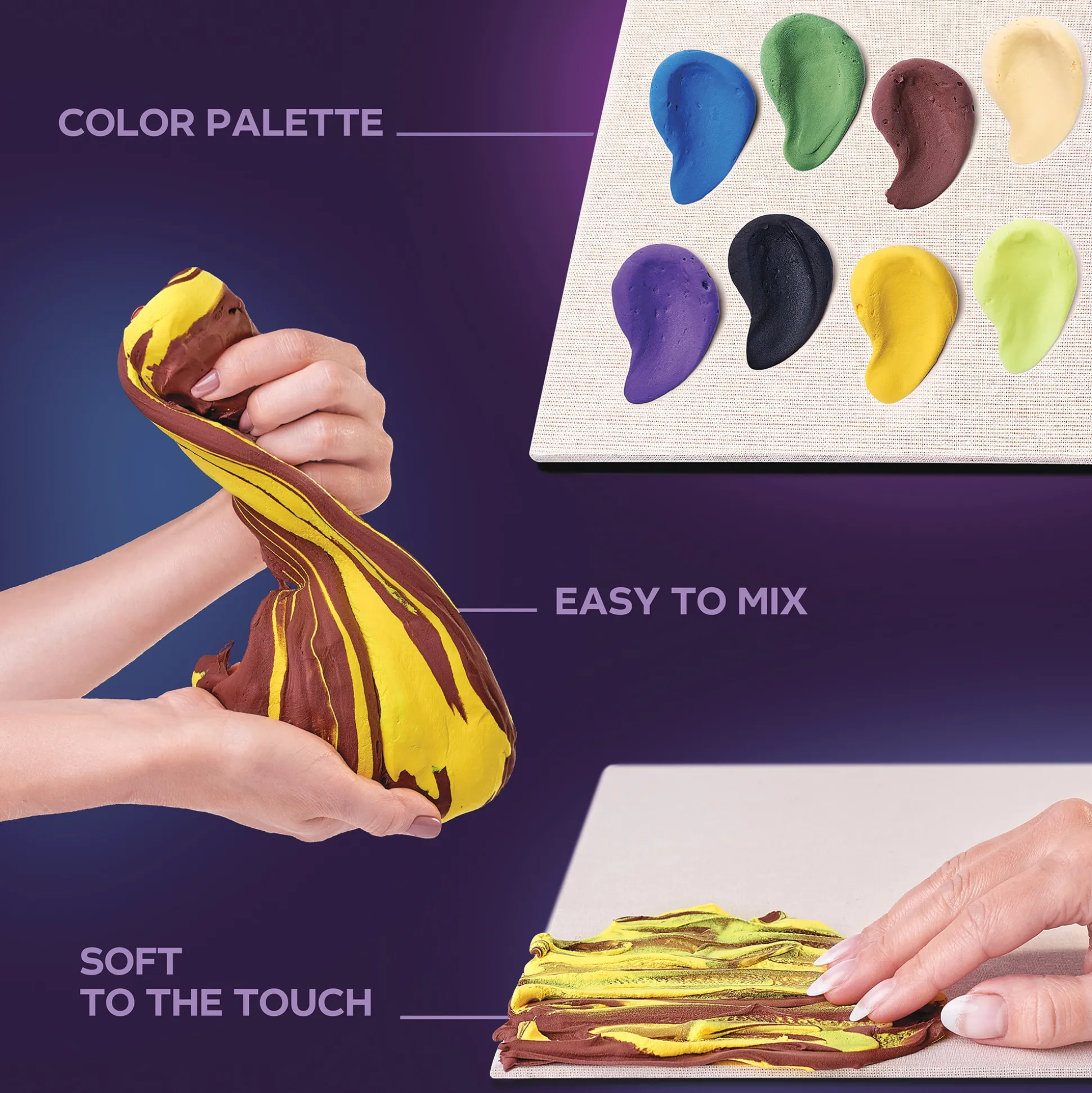 Sensory Art 3-D Clay Painting Kit