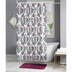 Serene Fleur De Lis Shower Curtain