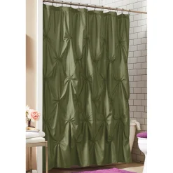 Serene Ruched Shower Curtain