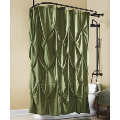 Serene Ruched Shower Curtain