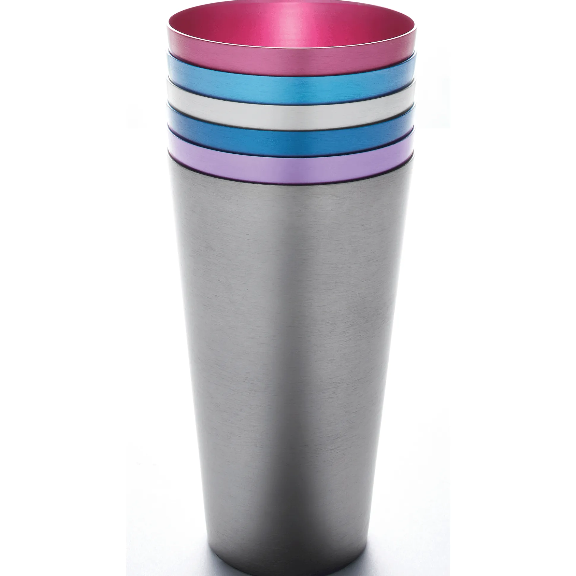 Set of 6 Aluminum Tumblers