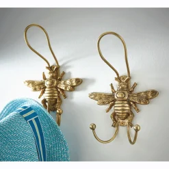 Set of 2 Bee Wall Hooks
