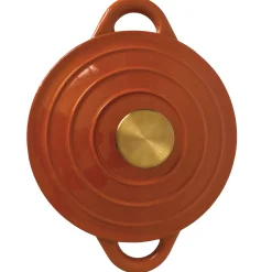 Set of 3 Cast Iron Dutch Ovens with Lids