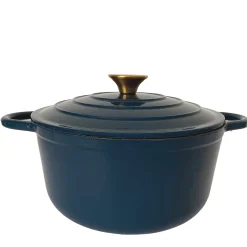 Set of 3 Cast Iron Dutch Ovens with Lids