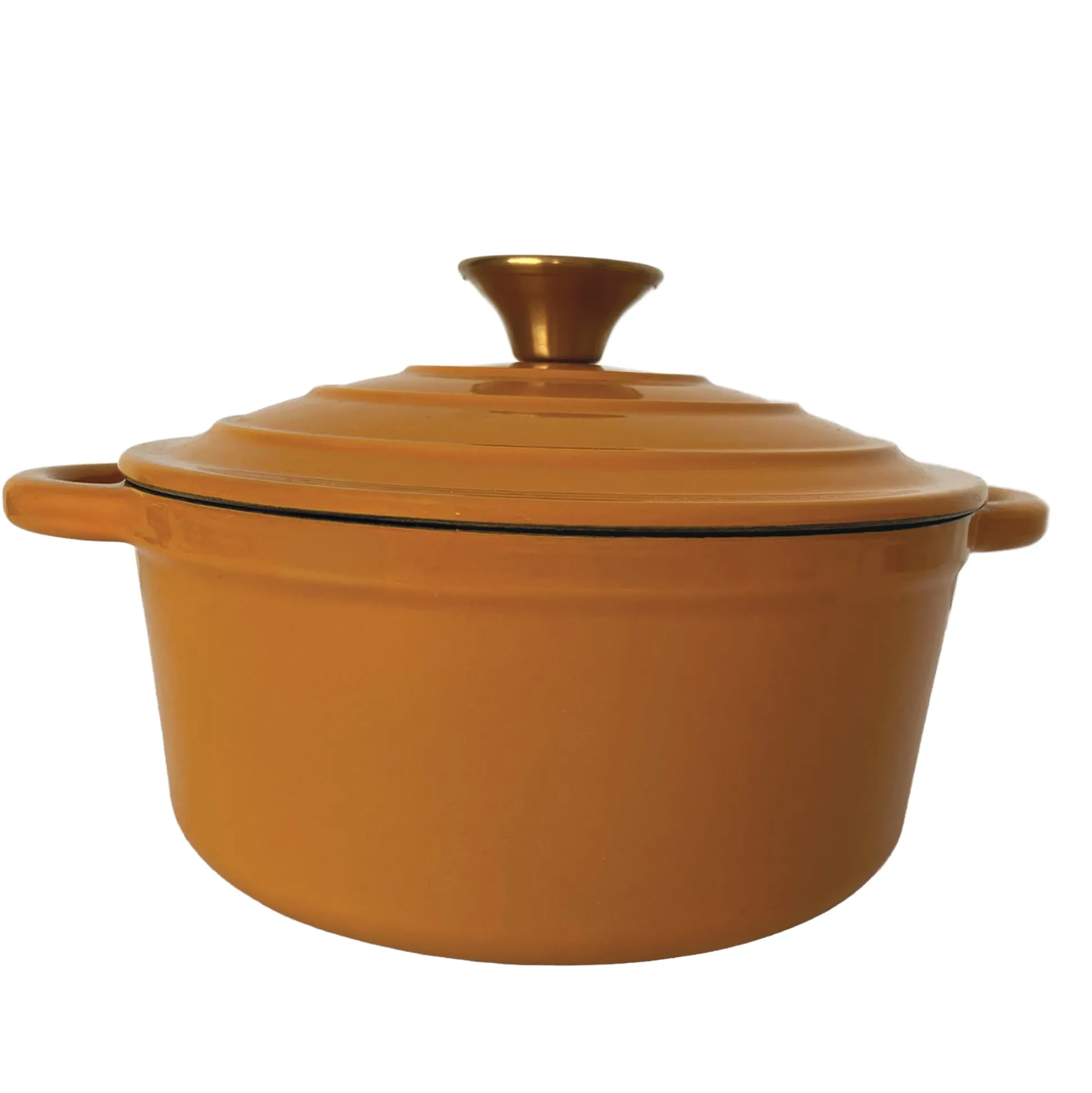 Set of 3 Cast Iron Dutch Ovens with Lids