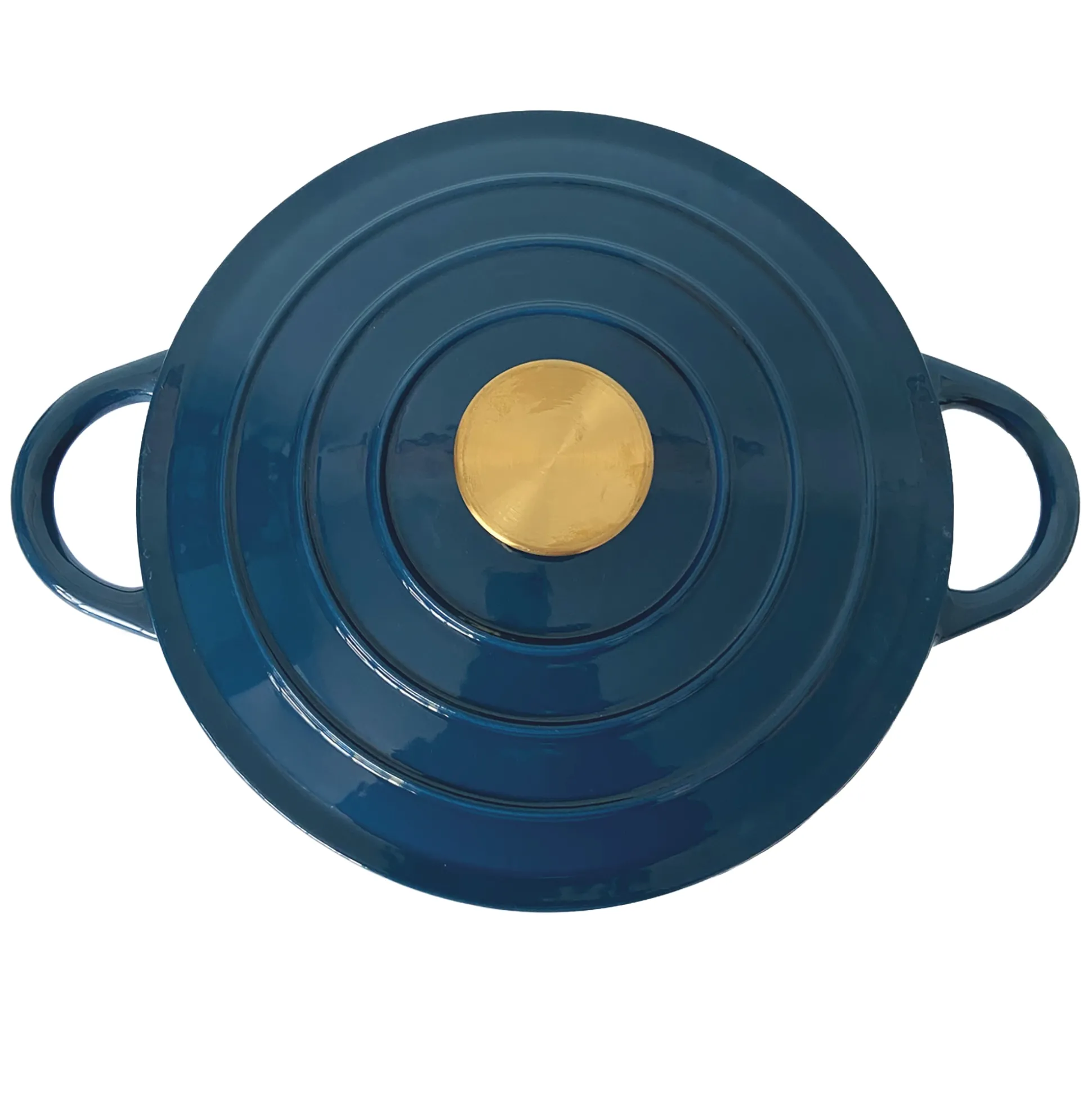 Set of 3 Cast Iron Dutch Ovens with Lids