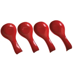 Set of 4 Ceramic Spoon Rests