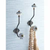 Set of 2 Chinoiserie Wall Hooks