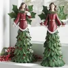Set of 2 Christmas Holly Angels