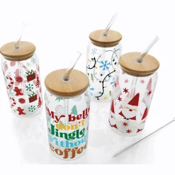 Set of 4 Christmas Tumblers