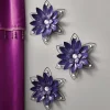 Set of 3 Crystal Wall Flowers