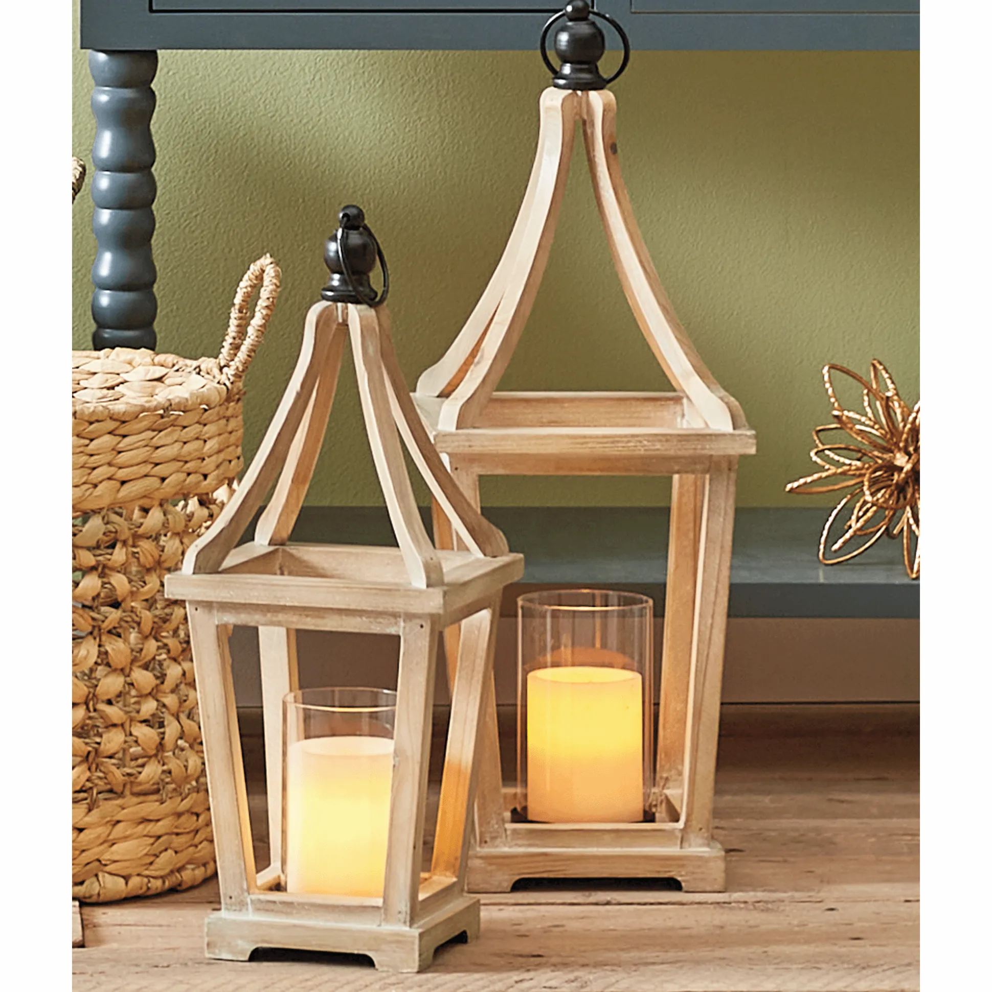 Set of 2 Decorative Lanterns