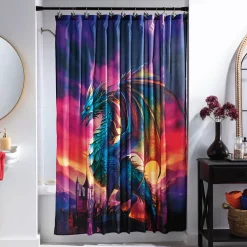 Set of 12 Dragon Shower Curtain Hooks