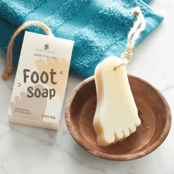 Set of 2 Foot Soap On A Rope