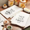 Set of 2 Funny Fall Dish Towels