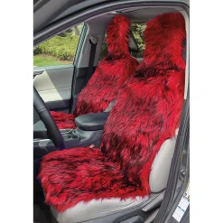 Set of 2 Fuzzy Car Seat Covers