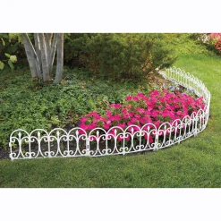 Set of 4 Garden Fence Edging