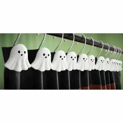 Set of 12 Ghost Shower Curtain Hooks