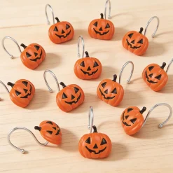 Set of 12 Ghost Shower Curtain Hooks
