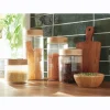 Set of 4 Glass Canisters
