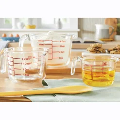 Set of 3 Glass Measuring Cups