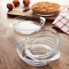 Set of 4 Glass Pie Pans