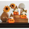 Set Of 3 Gnomes On Lit Pumpkins