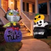 Set of 2 Halloween Inflatables