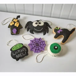 Set of 6 Halloween Ornaments