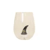 Set of 4 Halloween Wine Glasses