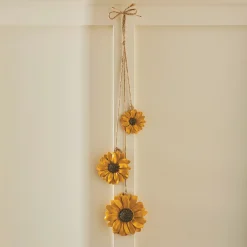 Set of 3 Hanging Sunflowers