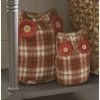 Set of 2 Harvest Plush Owls